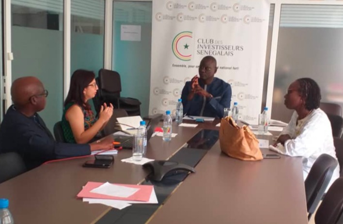The Senegal Investors’ Club received the regional representatives of International Finance Corporation